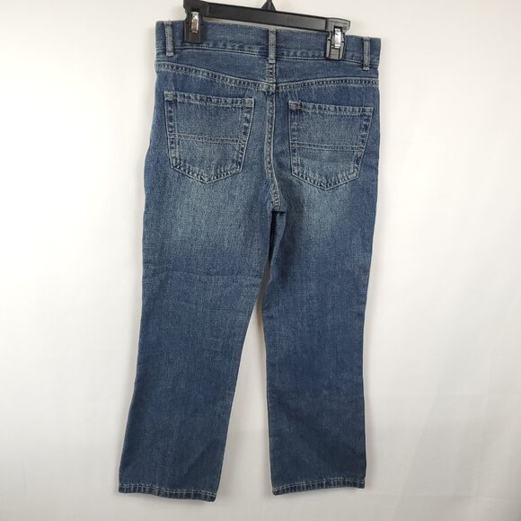 Place Boys Husky 8 Blue Wash Denim Jeans Bootcut - Picture 4 of 15